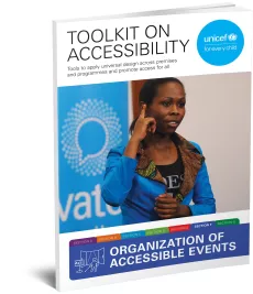 Cover of Toolkit on Accessibility Section F: Organization of accessible events